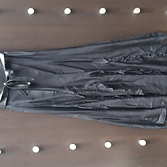 CCO | ADRIENNE VITTADINI | Black Sheer Maxi Skirt Size 0 =A-Line High Waist - Picture 9 of 15